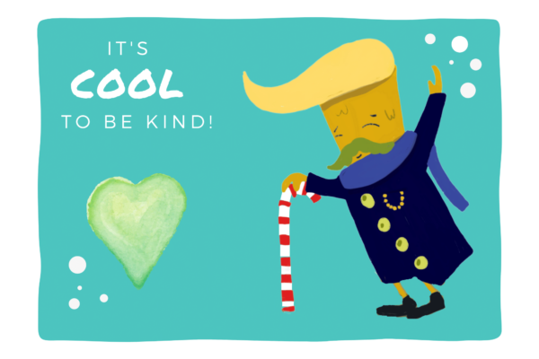 It's cool to be kind. Children's Poster: Themed with characters from the Foodland series [PDF]
