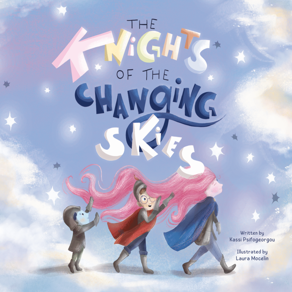 The Knights of the Changing Skies – fantasy children’s book about sibling relationships and the change of the seasons by K.assi Psifogeorgou.
